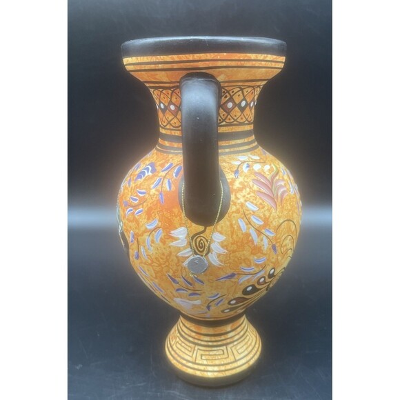 Greek Hand Made Ceramic Pottery Vase Cyprus Stavros Moeses 43 Copy Museum 990 BC - Picture 3 of 8